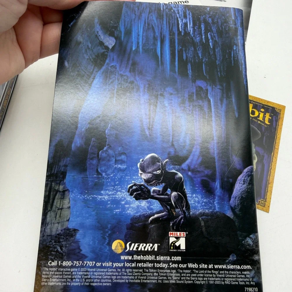 Sierra Entertainment hobbit official